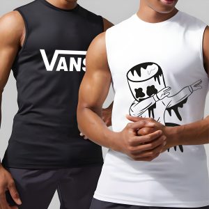 Pack of 2 Vans Sleeveless T-Shirt (Code: ST-6861)