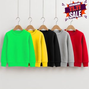Pack of 5 Plain Sweatshirts For Kids (Code: ST-6884)