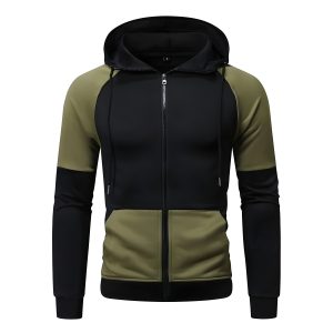 Single Stylish Raglan Contrast Tracksuit for Men – Premium Winter Wear